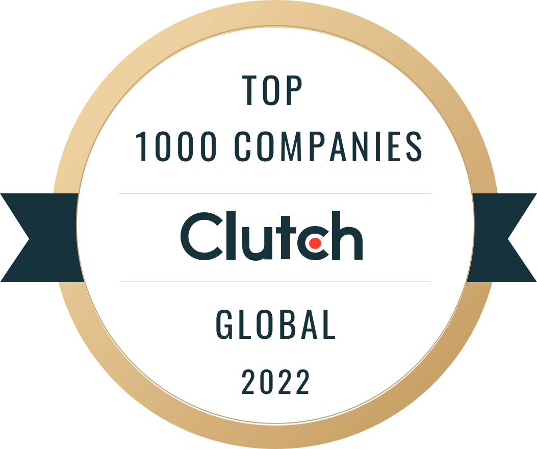 Clutch TOP 1000 Companies 2022 Award